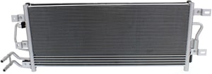A/C Condenser for Ford Explorer 2012-2019, Front, Compatible with 2.0L/2.3L Engine, Replacement