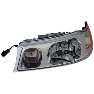 Headlight Assembly for Lincoln Town Car 1998-2002, Left <u><i>Driver</i></u>, Halogen, Replacement