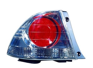 2002 - 2003 Lexus IS300 Rear Tail Light Assembly Replacement Housing / Lens / Cover - Left <u><i>Driver</i></u> Side - (4 Door; Sedan)