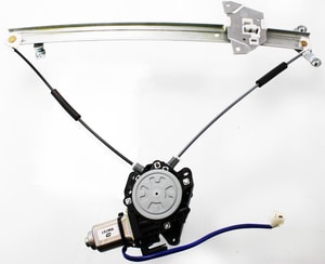 Power Front Window Regulator with Motor for 1992-2000 Mitsubishi Montero, Left <u><i>Driver</i></u> Side, Replacement