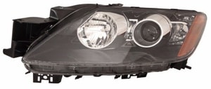 Left <u><i>Driver</i></u> Headlight Assembly for 2007 - 2009 Mazda CX-7, Front Headlight Assembly Replacement Housing/Lens/Cover, with High Intensity Discharge (HID), Composite Material, OEM (OEM): EG2251041P Replacement