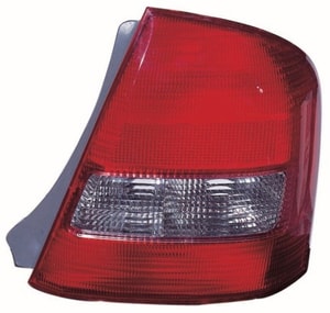 1999 - 2003 Mazda Protege Rear Tail Light Assembly Replacement / Lens / Cover - Right <u><i>Passenger</i></u> Side - (DX 4 Door; Sedan + ES 4 Door; Sedan + LX 4 Door; Sedan + SE 4 Door; Sedan)