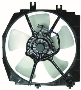 1999 - 2002 Mazda Protege Engine / Radiator Cooling Fan Assembly - Left <u><i>Driver</i></u> Side - (Automatic Transmission) Replacement
