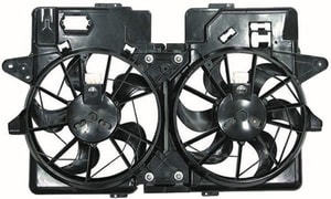Radiator Cooling Fan Assembly for 2001 - 2004 Mazda Tribute, 2.0L L4 Automatic Transmission, Dual Fan Assembly, Replacement  YF1015025K