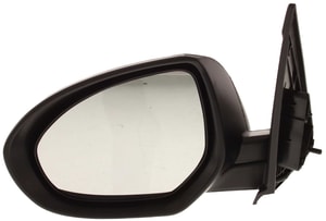 Power Mirror for Mazda 3 2010-2013, Left <u><i>Driver</i></u> Side, Manual Folding, Non-Heated, Paintable, with Signal Light, Replacement