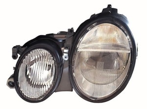 Left <u><i>Driver</i></u> Headlight Assembly for 1998 - 2003 Mercedes-Benz CLK320 Convertible, Front Light Assembly Replacement Housing, Lens, Cover - Xenon, Composite, 2088201161, Replacement
