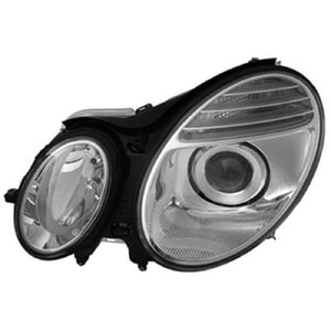 2007 - 2009 Mercedes-Benz E550 Front Headlight Assembly Replacement Housing / Lens / Cover - Left <u><i>Driver</i></u> Side