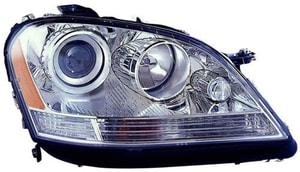 2006 - 2007 Mercedes-Benz ML350 Front Headlight Assembly Replacement Housing / Lens / Cover - Right <u><i>Passenger</i></u> Side