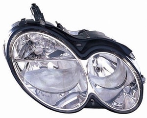 2003 - 2006 Mercedes-Benz CLK320 Front Headlight Assembly Replacement Housing / Lens / Cover - Right <u><i>Passenger</i></u> Side