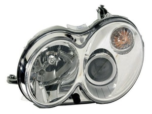 2006 - 2009 Mercedes-Benz CLK350 Front Headlight Assembly Replacement Housing / Lens / Cover - Left <u><i>Driver</i></u> Side
