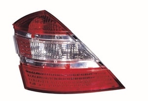 2007 - 2009 Mercedes-Benz S550 Rear Tail Light Assembly Replacement / Lens / Cover - Left <u><i>Driver</i></u> Side