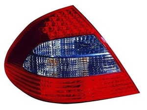 2007 - 2009 Mercedes-Benz E320 Rear Tail Light Assembly Replacement / Lens / Cover - Left <u><i>Driver</i></u> Side