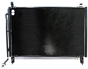 A/C Condenser for 1986 - 1991 Mercedes Benz 300se to VIN A496769;  1268302470, Replacement