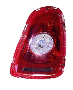 Right <u><i>Passenger</i></u> Tail Light Assembly for 2007 - 2010 Mini Cooper, Replacement Rear Tail Light Cover with Clear Lens,  63212757012