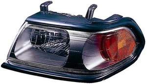 2000 - 2004 Mitsubishi Montero Sport Front Headlight Assembly Replacement Housing / Lens / Cover - Left <u><i>Driver</i></u> Side