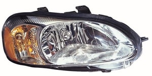 Front Right <u><i>Passenger</i></u> Headlight Assembly for 2001 - 2002 Chrysler Sebring 2 Door Coupe, Replacement Housing /Lens/Cover, Composite  MR566306 Replacement