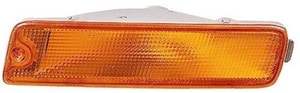 Front Left <u><i>Driver</i></u> Side Signal Light for 1997 - 1999 Mitsubishi Montero, Replacement Turn Signal Light Assembly / Lens Cover,  MR325895