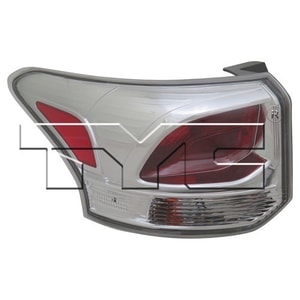 2014 - 2015 Mitsubishi Outlander Rear Tail Light Assembly Replacement / Lens / Cover - Left <u><i>Driver</i></u> Side