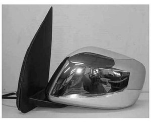 2005 - 2010 Nissan Frontier Side View Mirror Assembly / Cover / Glass Replacement - Left <u><i>Driver</i></u> Side - (LE Extended Cab Pickup)