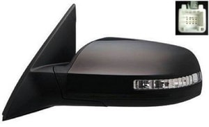 2007 - 2011 Nissan Altima Side View Mirror Assembly / Cover / Glass Replacement - Left <u><i>Driver</i></u> Side - (2.5L L4 Sedan)
