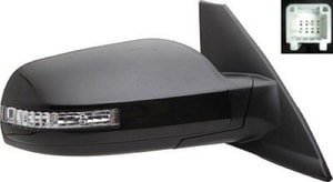 2008 - 2012 Nissan Altima Side View Mirror Assembly / Cover / Glass Replacement - Right <u><i>Passenger</i></u> Side - (3.5L V6 Coupe)