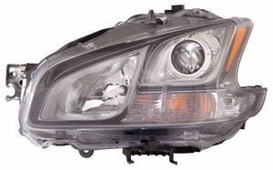 2011 - 2014 Nissan Maxima Front Headlight Assembly Replacement Housing / Lens / Cover - Left <u><i>Driver</i></u> Side - (SV 3.5L V6)