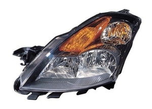 2008 - 2009 Nissan Altima Front Headlight Assembly Replacement Housing / Lens / Cover - Left <u><i>Driver</i></u> Side - (Sedan)