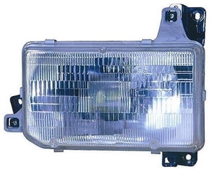 1987 - 1995 Nissan Pathfinder Front Headlight Assembly Replacement Housing / Lens / Cover - Right <u><i>Passenger</i></u> Side