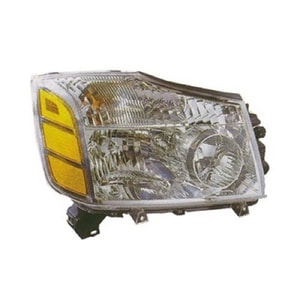 2004 - 2007 Nissan Pathfinder Armada Front Headlight Assembly Replacement Housing / Lens / Cover - Right <u><i>Passenger</i></u> Side