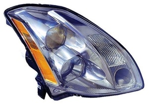 2005 - 2006 Nissan Maxima Front Headlight Assembly Replacement Housing / Lens / Cover - Right <u><i>Passenger</i></u> Side