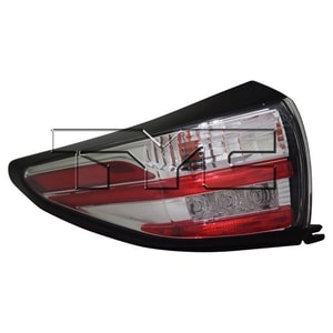 2015 - 2016 Nissan Murano Rear Tail Light Assembly Replacement / Lens / Cover - Left <u><i>Driver</i></u> Side Outer