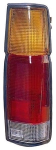 Left <u><i>Driver</i></u> Tail Light Lens for 1986 - 1997 Nissan Pickup, Side Replacement without Dual Rear Wheels,  2652601G00, Replacement