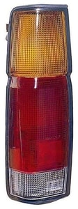 Right <u><i>Passenger</i></u> Tail Light Lens for 1986 - 1997 Nissan Pickup, without Dual Rear Wheels,  2652101G00 Replacement