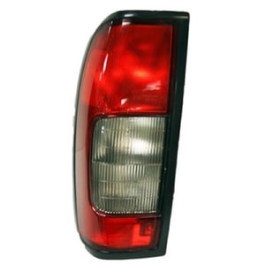 2000 - 2004 Nissan Frontier Rear Tail Light Assembly Replacement Housing / Lens / Cover - Left <u><i>Driver</i></u> Side