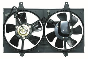 1995 - 1999 Nissan Maxima Engine / Radiator Cooling Fan Assembly Replacement