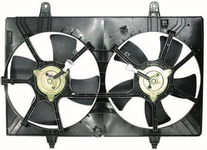 2003 - 2007 Nissan Murano Engine / Radiator Cooling Fan Assembly Replacement