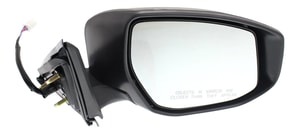 Power Mirror for Nissan Altima 2013-2018, Right <u><i>Passenger</i></u>, Manual Folding, Non-Heated, Paintable, with In-housing Signal Light, Without Auto Dimming, Blind Spot Detection and Memory, Replacement