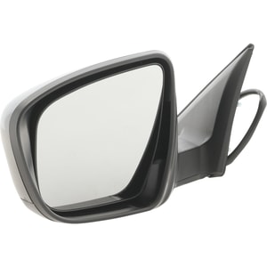 Power Mirror for Nissan Rogue 2017-2020, Left <u><i>Driver</i></u> Side, Manual Folding, Non-Heated, Paintable, without Camera and Signal Light, S Model, Replacement for USA/(2018-2020, Korea Built Vehicle)