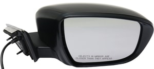 Power Mirror for Nissan Rogue S Model 2017-2020, Right <u><i>Passenger</i></u>, Manual Folding, Non-Heated, Paintable, without Camera and Signal Light, for USA/(2018-2020, Korea Built Vehicle), Replacement