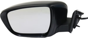 Power Mirror for Nissan Rogue 2016-2016, Left <u><i>Driver</i></u>, Manual Folding, Non-Heated, Paintable with Signal Light, without Camera, for Japan Built Vehicle, Replacement