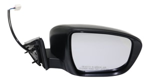 Power Mirror for Nissan Rogue 2016-2016, Right <u><i>Passenger</i></u>, Manual Folding, Non-Heated, Paintable, with Signal Light, without Camera, for Japan Built Vehicle, Replacement