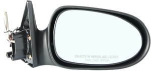 Power Mirror for Nissan Sentra 1995-1999, Right <u><i>Passenger</i></u> Side, Non-Folding, Non-Heated, Paintable, Built in Mexico, Replacement