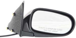 Power Mirror for 1993-1997 Nissan Altima, Right <u><i>Passenger</i></u> Side, Manual Folding, Non-Heated, Paintable, without Auto Dimming, Blind Spot Detection, Memory, and Signal Light, Replacement