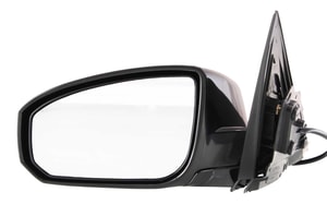 Power Mirror for Nissan Maxima 2004-2005, Left <u><i>Driver</i></u>, Manual Folding, Heated, Paintable, without Memory, Replacement