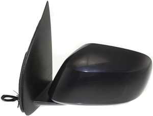 Power Mirror for Nissan Pathfinder (2005-2012) and Frontier (2009-2019), Left <u><i>Driver</i></u> Side, Manual Folding, Non-Heated, Paintable, Replacement
