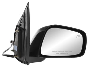 Power Mirror for Nissan Pathfinder LE Model 2005-2012, Right <u><i>Passenger</i></u>, Manual Folding, Heated, Paintable, with Memory, Replacement