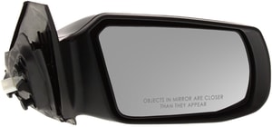 Power Mirror for Nissan Altima 2008-2013, Right <u><i>Passenger</i></u> Side, Manual Folding, Non-Heated, Paintable, without Auto Dimming, Blind Spot Detection, Memory, and Signal Light, Replacement