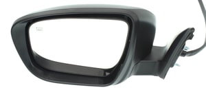 Power Mirror for Nissan Rogue 2014-2016, Left <u><i>Driver</i></u>, Manual Folding, Heated, Paintable, with Side View Camera and Signal Light, (USA Built 2014-2016)/(Korea Built 2015-2016), Replacement