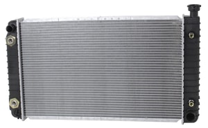 Replacement Radiator for Chevrolet C/K Full Size Pickup 1996-1999, 4.3L/5.0L, with Engine Oil Cooler, 28x17 inch Core