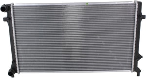 Aluminum Core Radiator for Volkswagen Jetta 2005-2014/Rabbit 2006-2009, 2.5L, 1-Row Core, without Warm Climate Option, Replacement